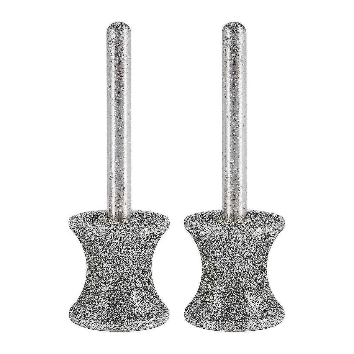 2 Pack Diamond Dog Nail Grinder Bits For Tool Passer for og mange andre