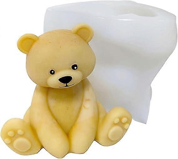 3D Bear Resin Mold Silicone - Cute 3D Bear