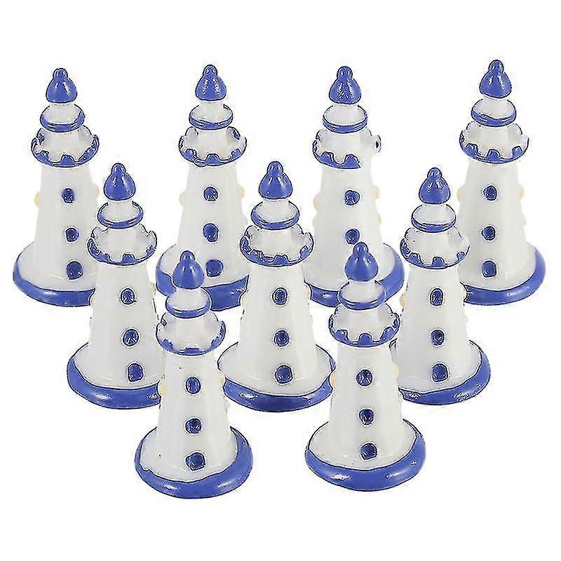 10pcs Mini Lighthouse