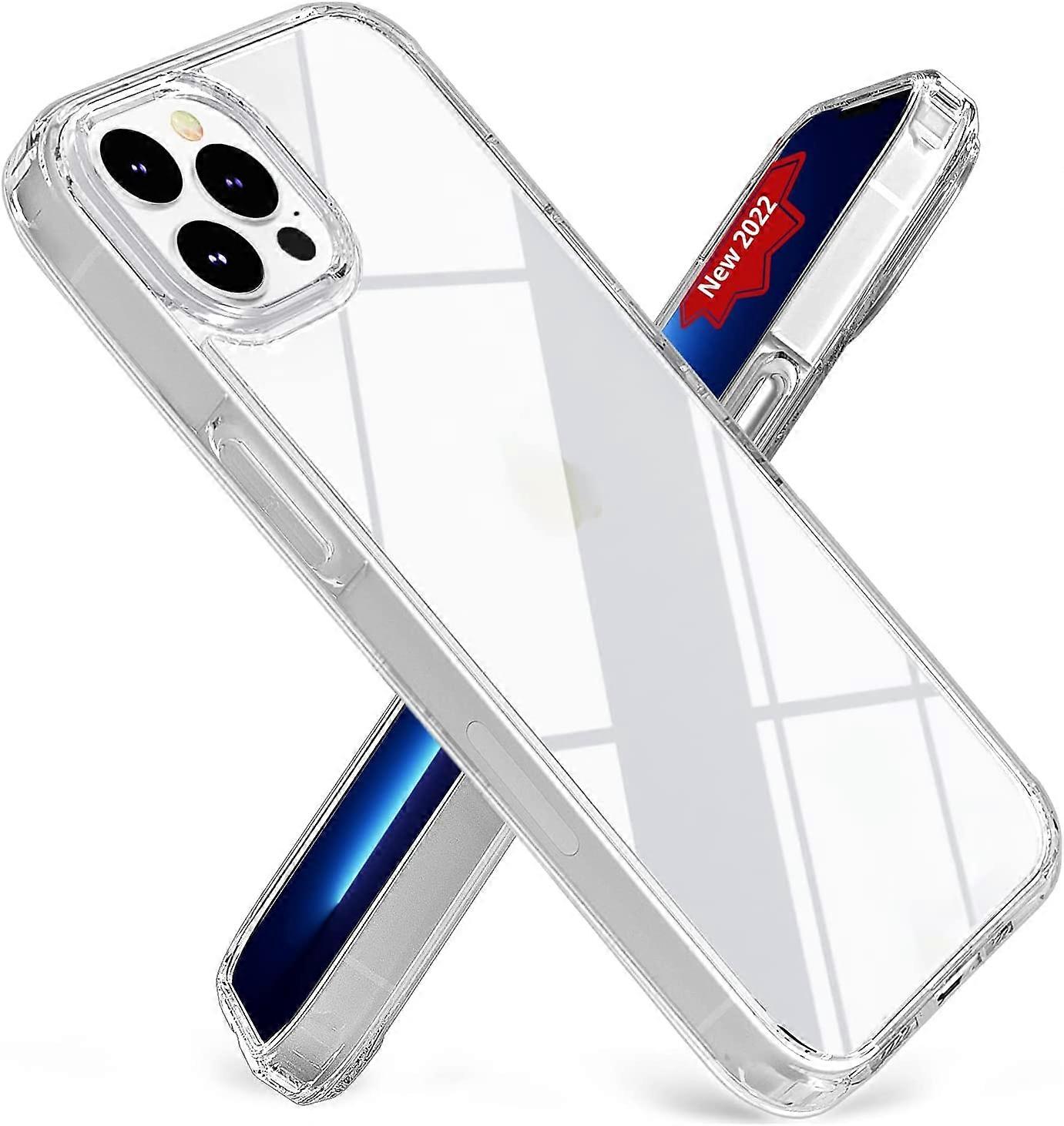 ORASE Pure Clear Series for iPhone 13 Pro Max Case [Drop & Scratch Protection] Phone Case with Shockproof Corner Airbags [Anti-Yellowing] [12ft Milita