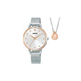 Lorus woman Women's Analog Quartz watch with stainless steel bracelet RG288XX9
