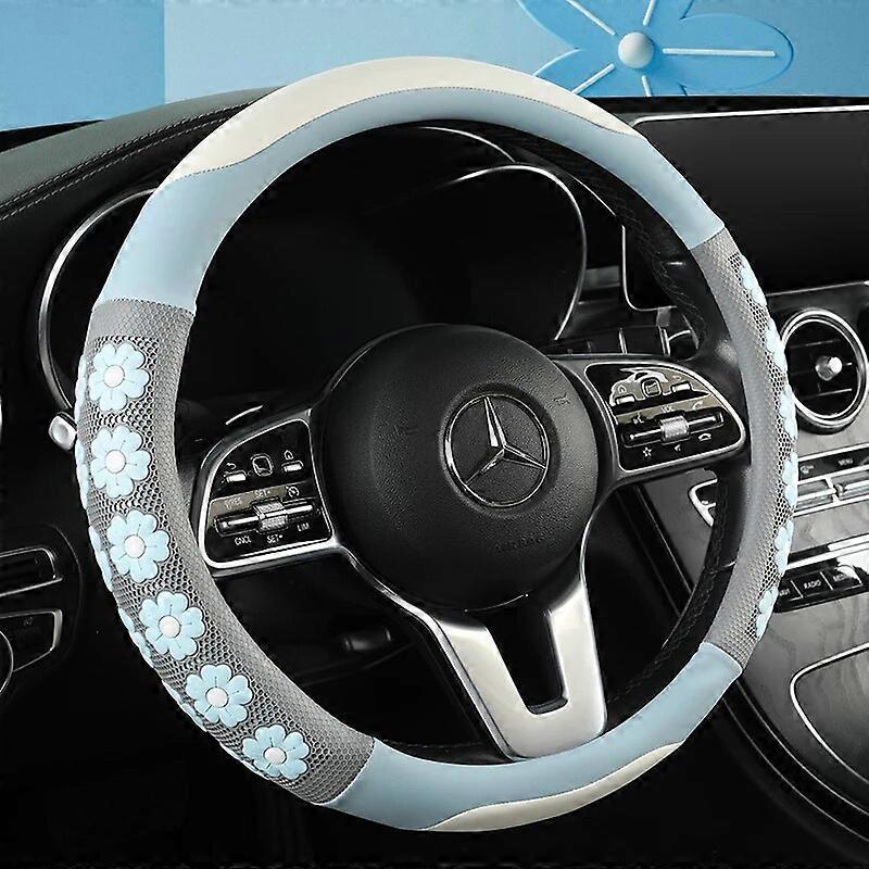 2023 new 3D flower non-slip steering wheel cover