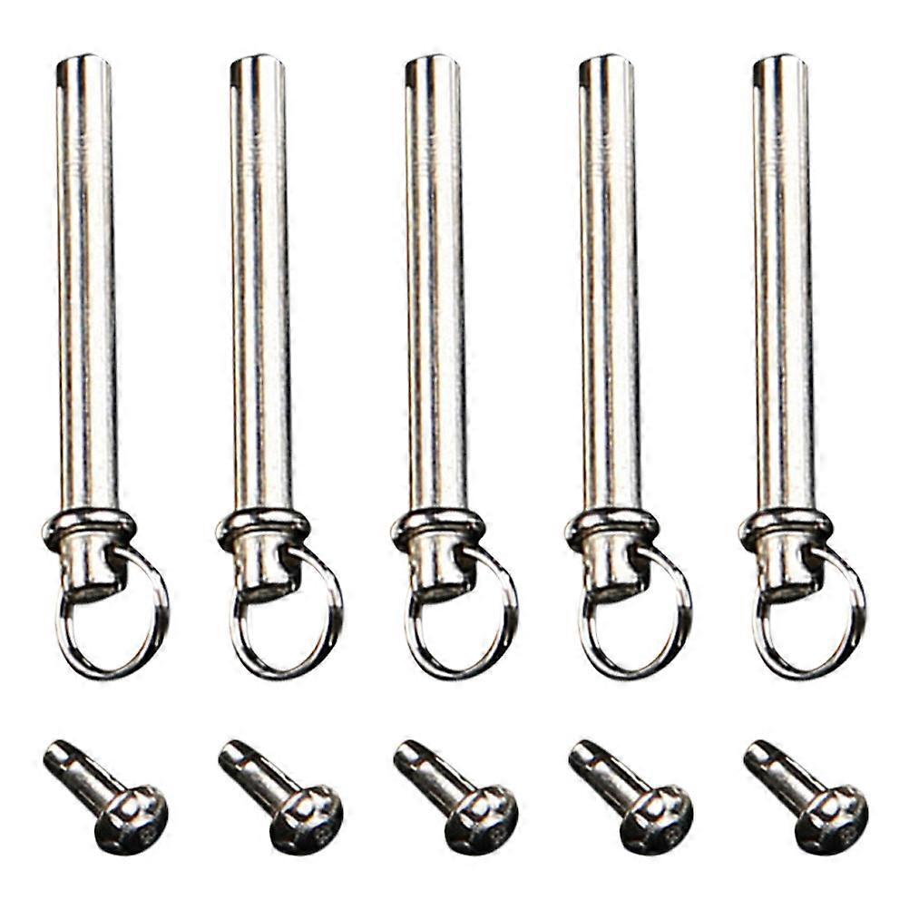 5 Sets Folding Fan Shaft Rivets And Nuts Handheld Fan Repairing Kit Hand Fan Fasteners(25mm