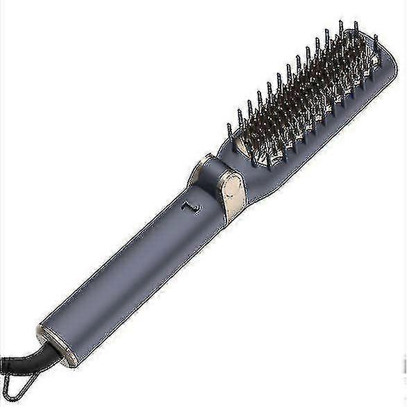 Hair Straightener, Ptc Negative Ion Comb, Fast Heating, 4 Temperatures (grey)