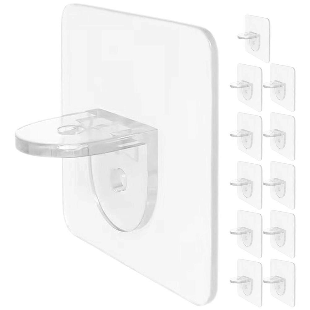 12pcs Shelf Support Pins Punch Free Shelf Pegs Shelf Clips Shelf Support Holder Pegs