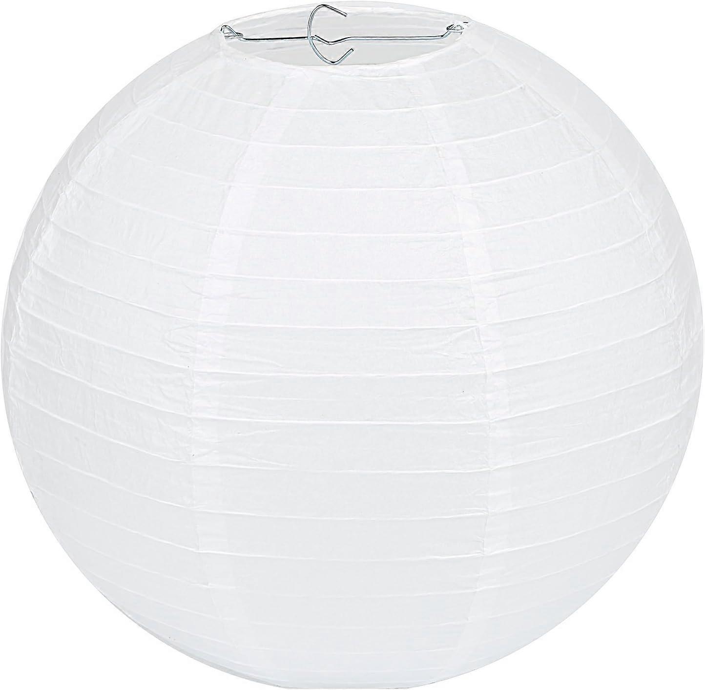 5 Pcs Paper Lantern White Round Paper Lantern Lampshade