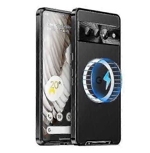 Ultra-thin Metal Magnetic Case Compatible Google Pixel 7 Pro/ Pixel 7 For Magsafe Wireless Charging Shockproof