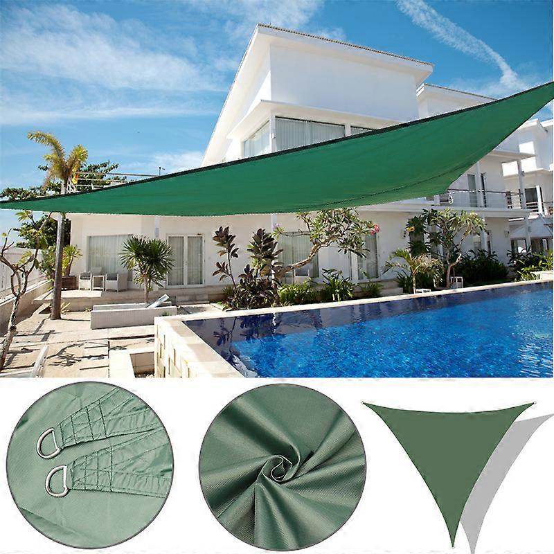 Outdoor Sunscreen Triangular Rectangular Sunshade Sail Garden Swimming Pool UV Resistant Sunshade Cloth Waterproof Cloth Canopy