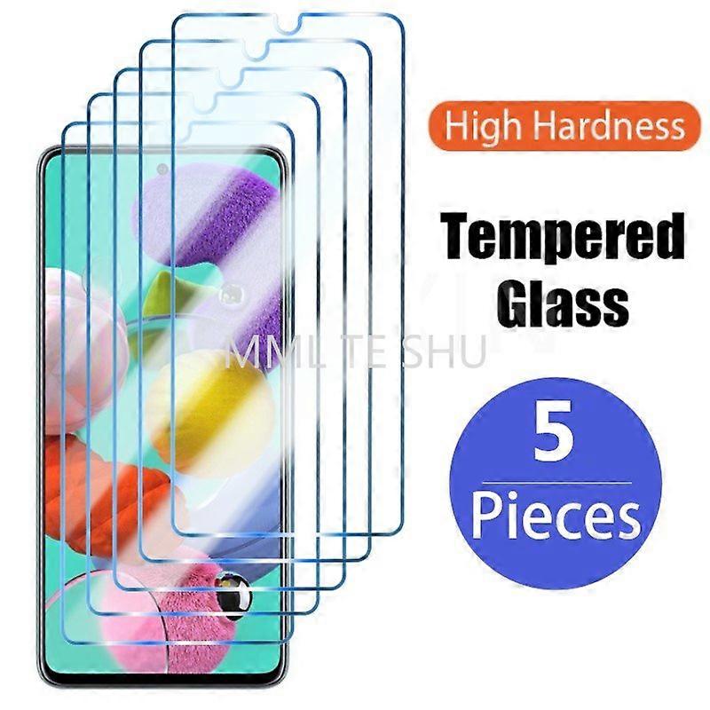 5PCS Tempered Glass for Samsung A12 A52 A32 A51 A50 A21S Screen Protector for Samsung Galaxy A52S 5G A53 A10 A72 A71 A13 Glass