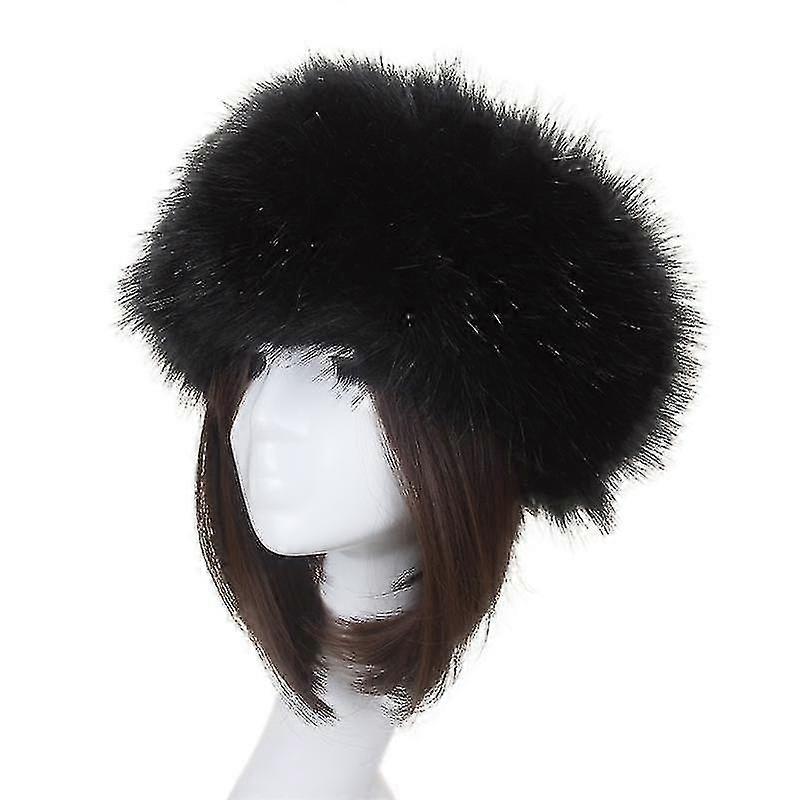Pele falsa com elástico para mulheres winter earwarmer ski cold earmuff