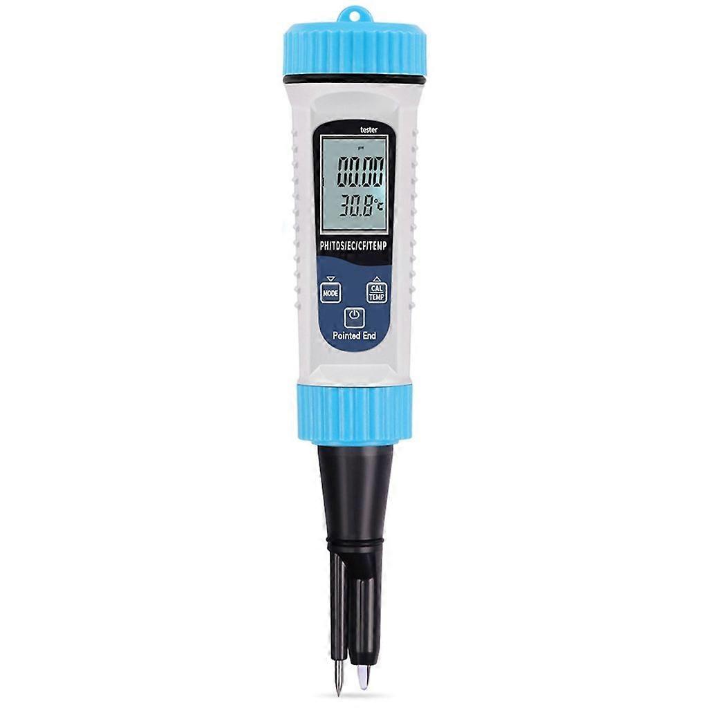 Digital Water Quality Detectors Acidity/Temp/TDS 5 In 1 Testing Monitors