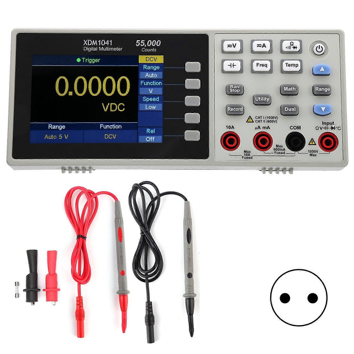 XDM1041 3,5-Zoll-LCD-Mini-Desktop-Digitalmultimeter True-RMS-Temperaturtester-Messgerät
