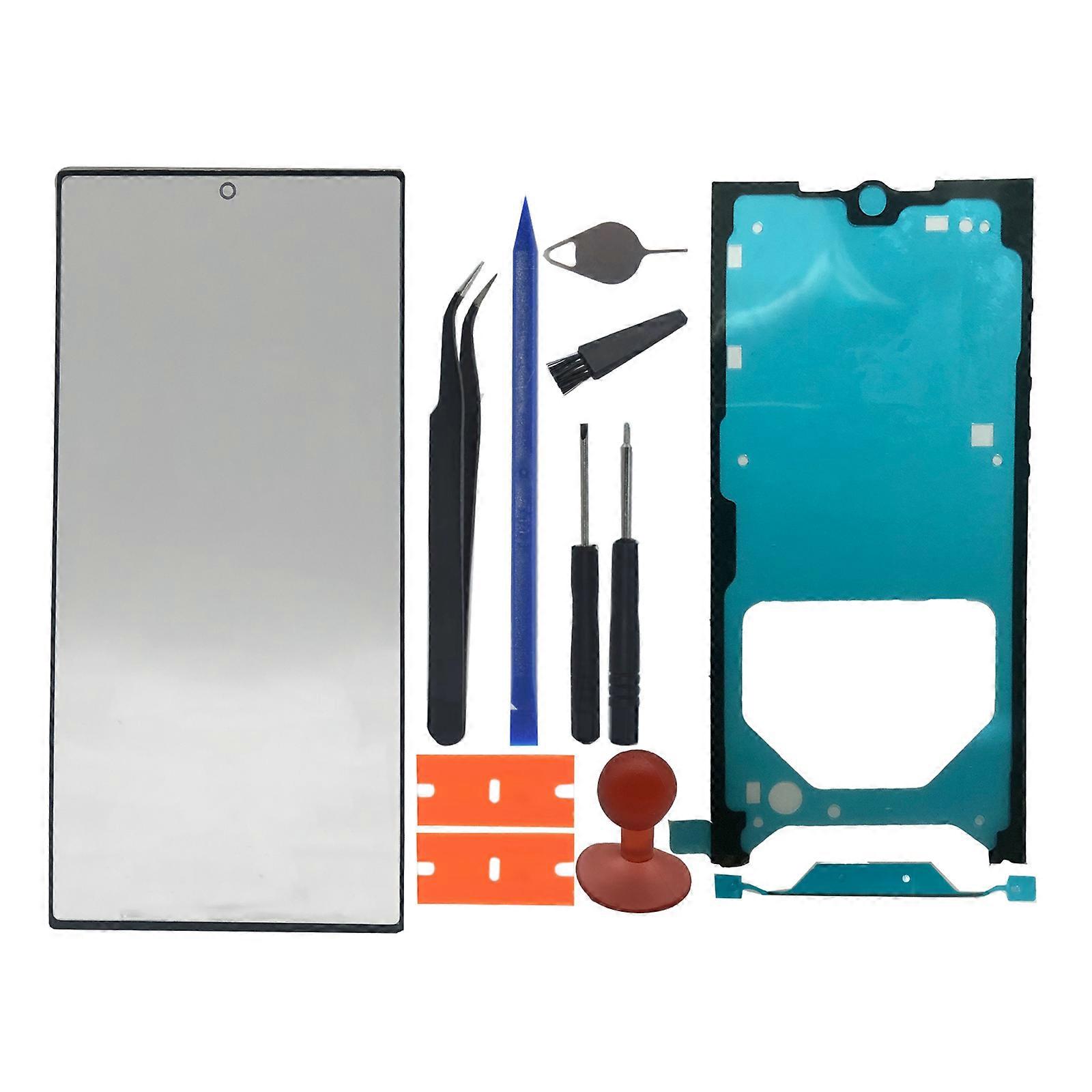 Compatible For S22,S22+Plus,S22 Ultra 5G Phone Front Outer Touch-Panel Repair Screen Glass Lens Display Replacement Part Multicolor