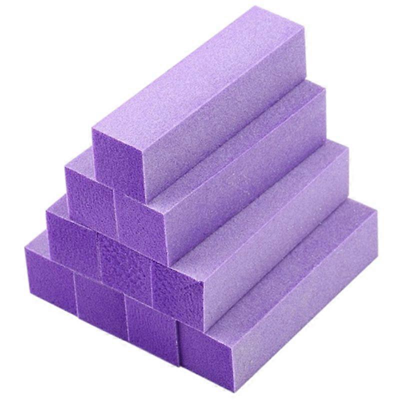 10x Buffing Sanding Buffer Block Files Acrylic Pedicure Manicure Nail Art Tips (Color: )