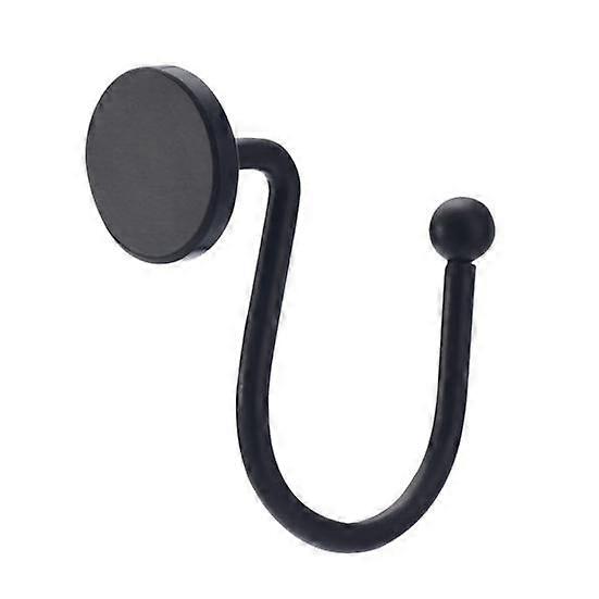 Shower Curtain Hook High Strength Polished No Deformation Anti-rust Alloy Smooth Sliding Securely Positioned Bathroom Curtain Ring