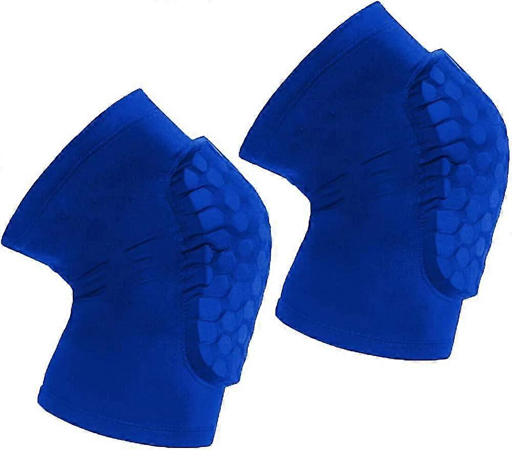 Knee Sleeve Pair Kneepad Pads Crashproof Antislip Basketball Leg Sleeve Protective Pad Support Guard Padded Breathable Compression Wear Hexpad - 2 Pac