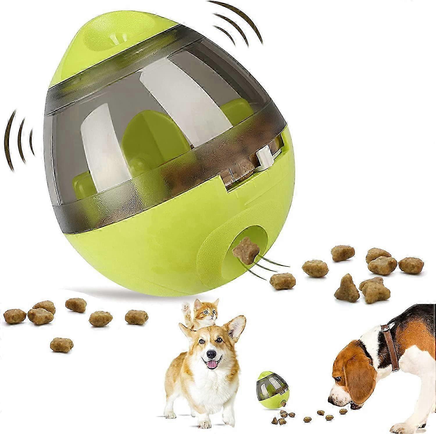 Automatic Pet Slow Feeder Treat Ball, for Pet Increases IQ Interactive,Food Dispensing Ball