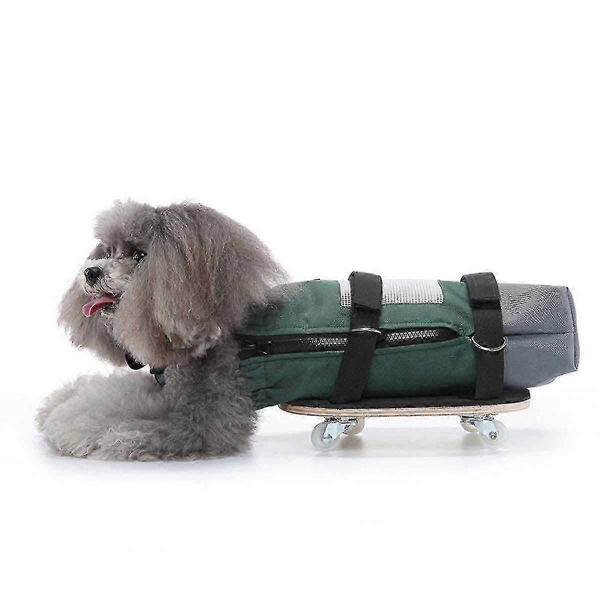 Felçli Evcil Hayvanlar İçin Kapalı Köpek Tekerlekli Sandalye Alternatifi, Arka Bacaklar İçin Köpek Sürükleme Çantası, Göğüsleri ve Uzuvları Korumak İçin Pet Scooter Tekerlekli Sandalye