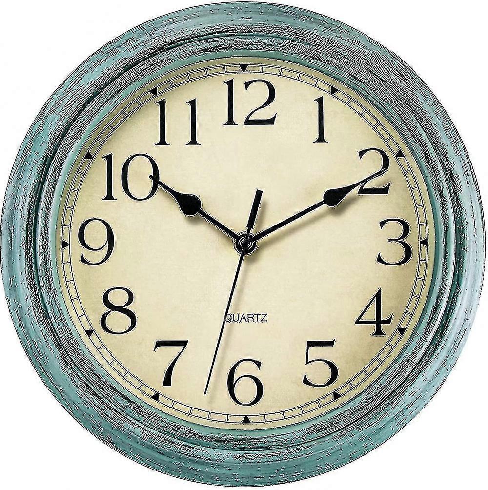 Silent No Tick Ro Retro Quartz Clock Wall Clock (12 Inches)