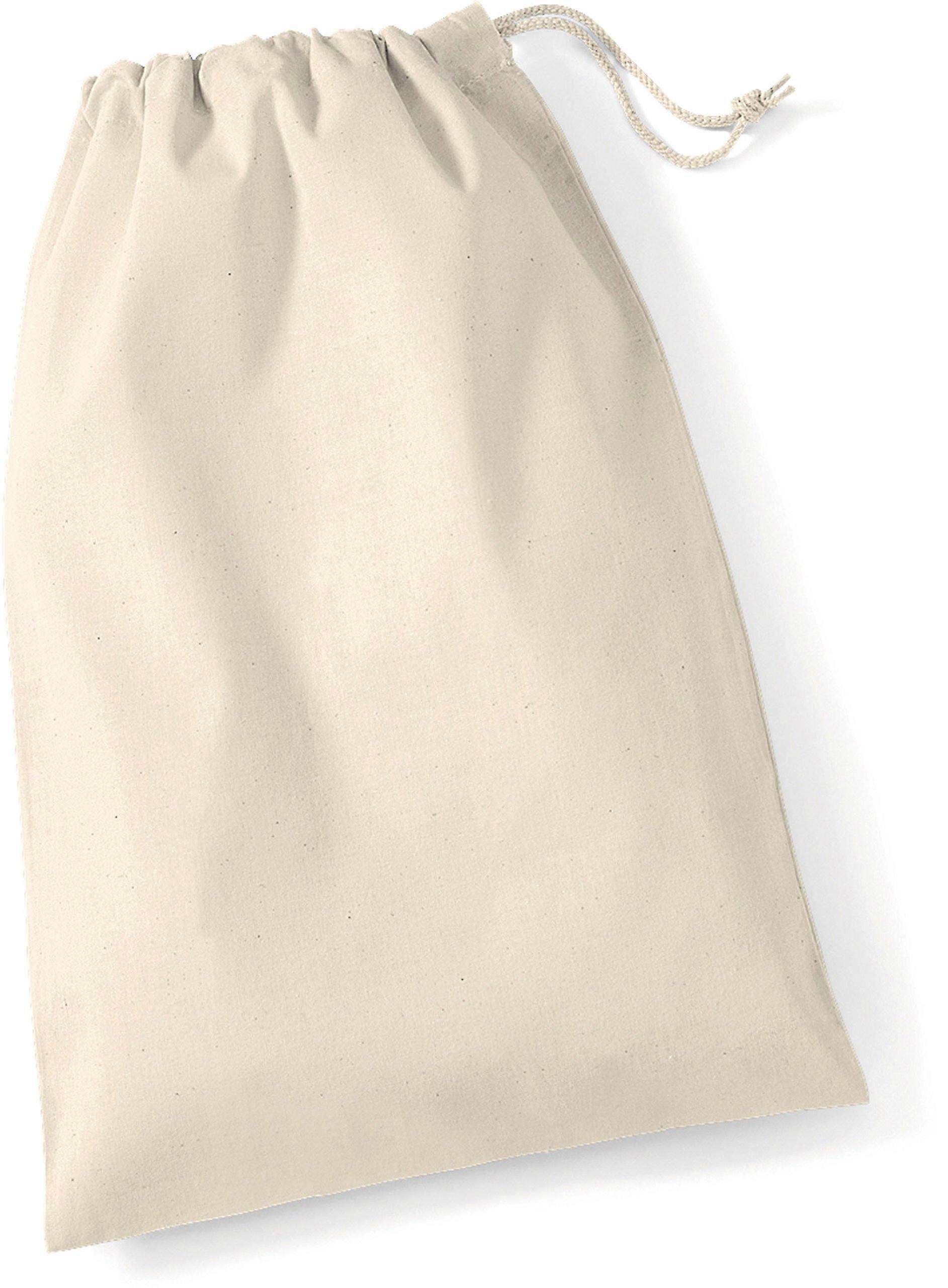 Unisex Plus Size Cotton Natural Storage Bag for Laundry Travel Gear, Large