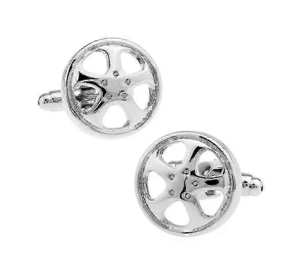 Kupfer Lenkrad Manschettenknöpfe Auto Reifen Nabe Knochen Manschettenknöpfe Herren Schmuck Accessoire Geschenk