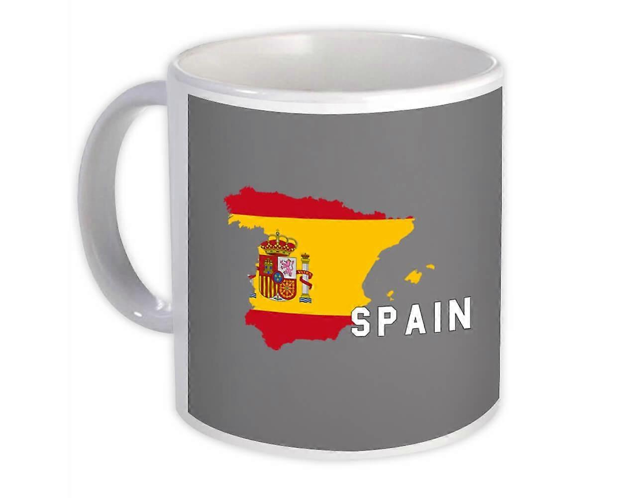 Gift Mug: Spain Map Flag Country
