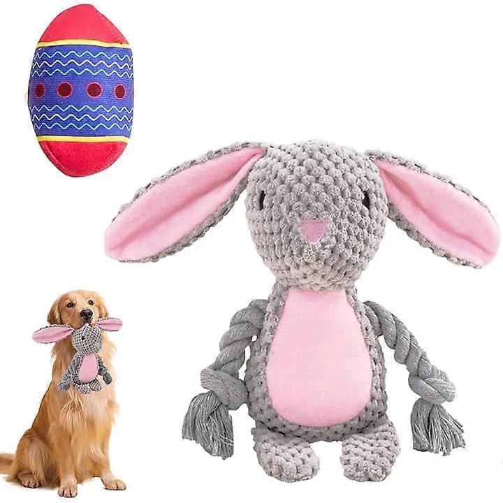 Easter Toys Bunny With For Easter Basket Interactive Squeaky For Large Medium Small Dogs LA2078