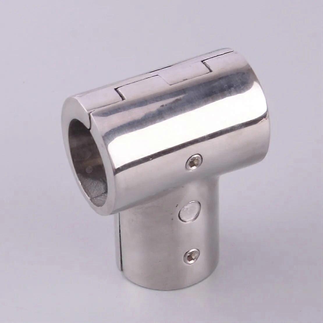 Adjustable 1" 25mm Separable T-shape Hand Rail Tee Fitting Joint Open Split Tube Pipe Adapter Connector 90Detachable 3-Way