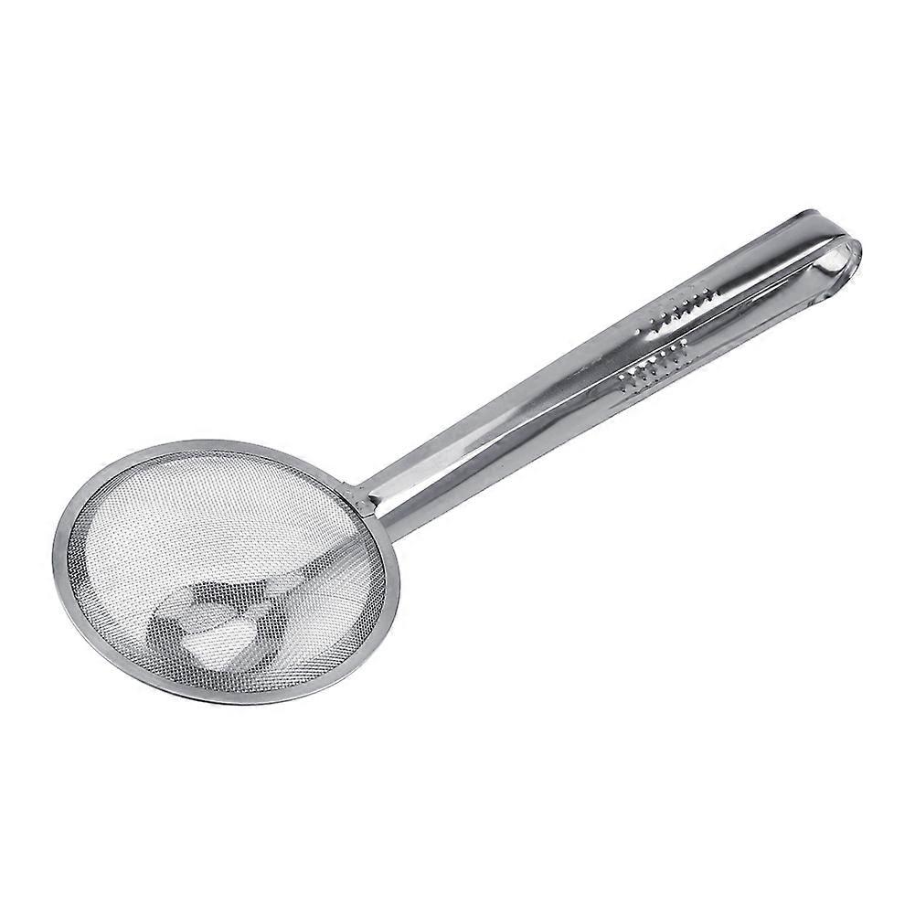 Stainless Steel Skimmer, Long Handle, Fine Mesh Strainer