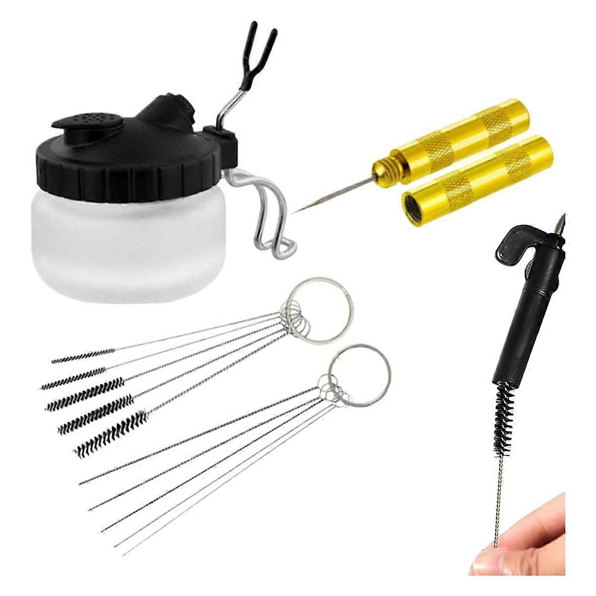 Airbrush Cleaning Needles-Dredging Needles Kit for Residual Paint Ink