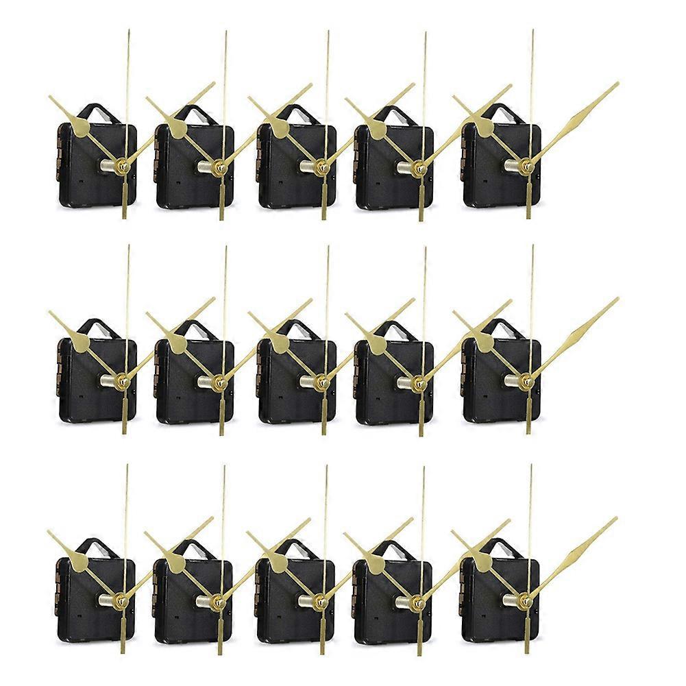 15pcs DIY Silent Movement Quartz Clock Movement Mechanism Repair Tool
