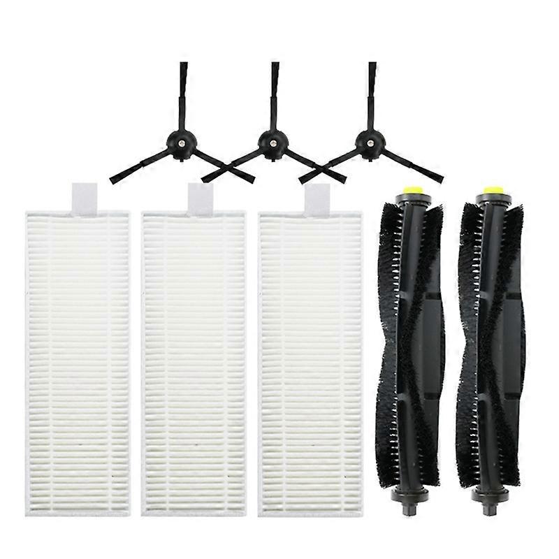 Roller Brush HEPA Filter Side Brush Replacement Parts for Qihoo