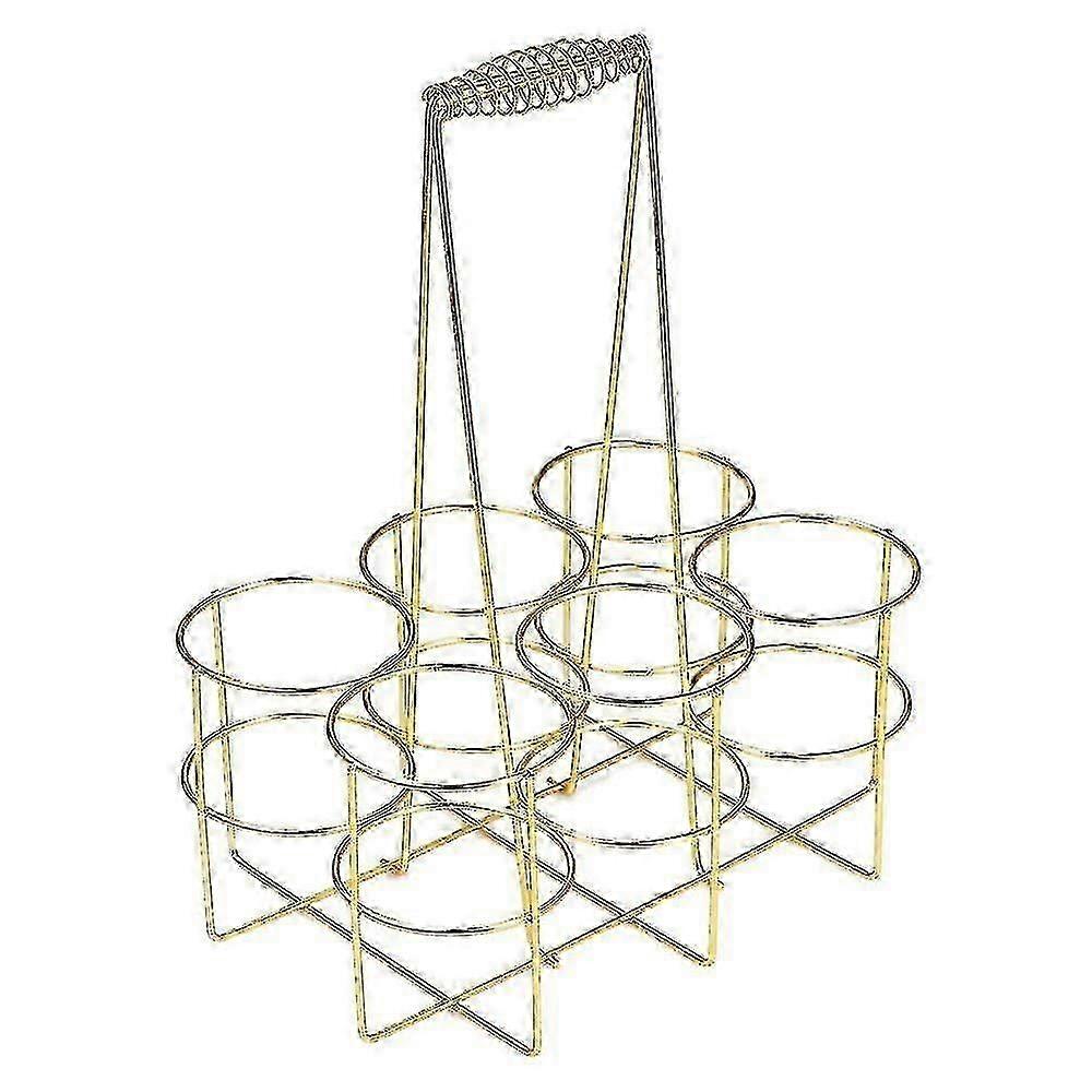 6 زجاجة البيرة حامل الحزب سلة البيرة رف النبيذ العلبة موقف للشواء فندق بار النبيذ زجاجات البيرة