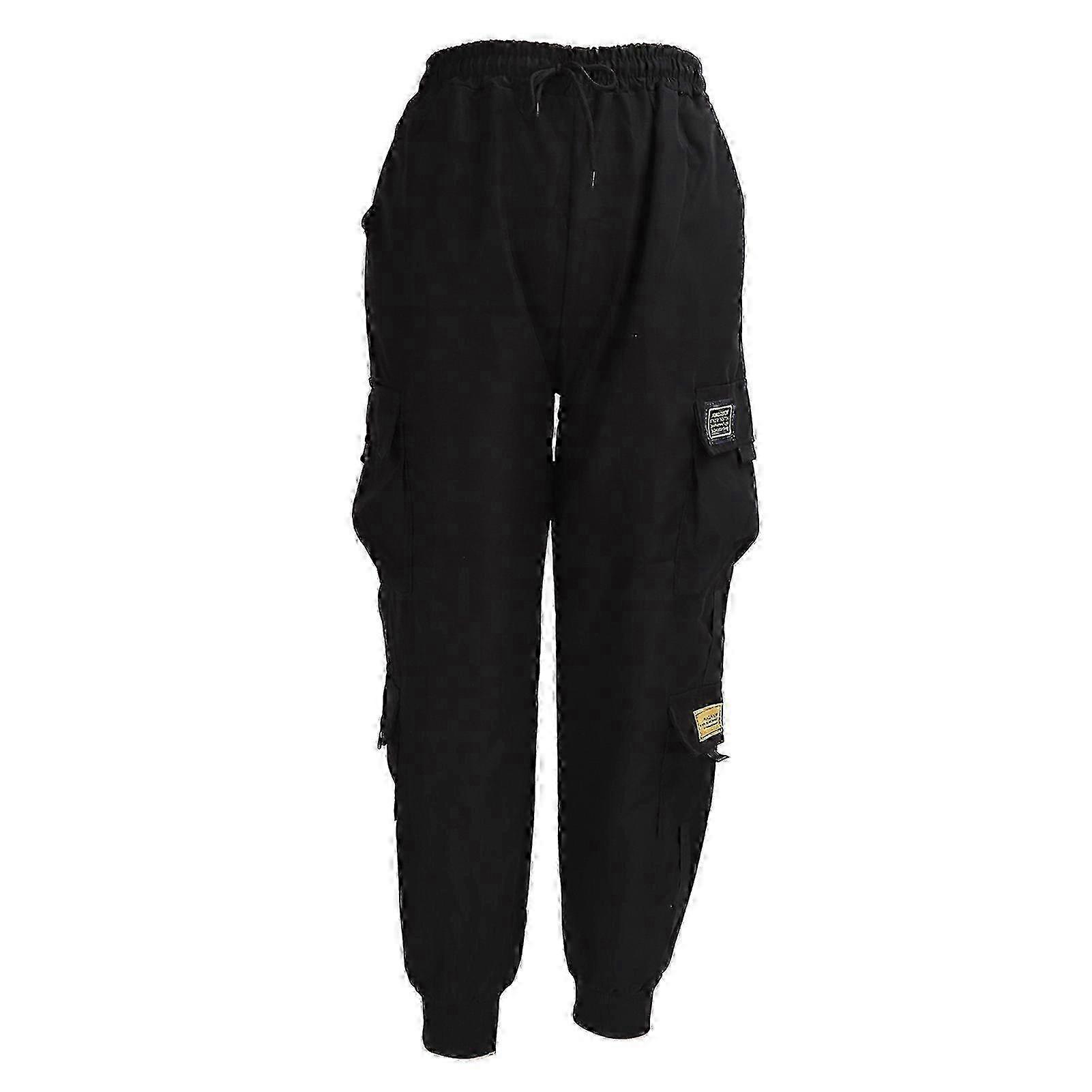 Men Joggers Polyester Loose Pants Casual Sweatpants Polyester for Training Workout