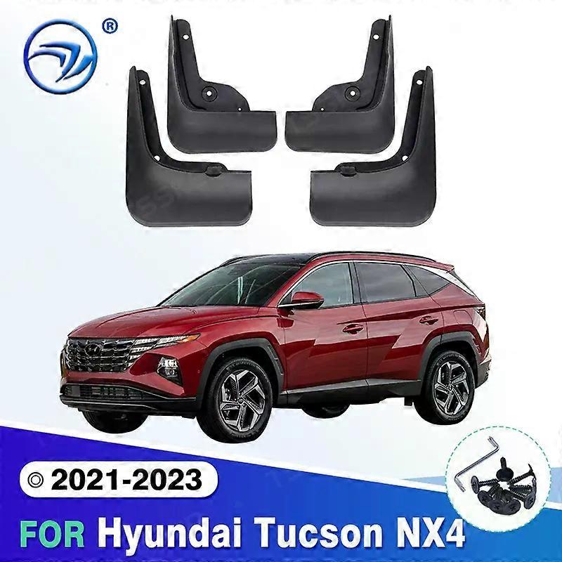 Compatible For Hyundai Tucson NX4 2021 2022 2023 Mudflaps Splash Guard Mud Flap Mudguards Front Rear Fender Flare Car Styling Accessories