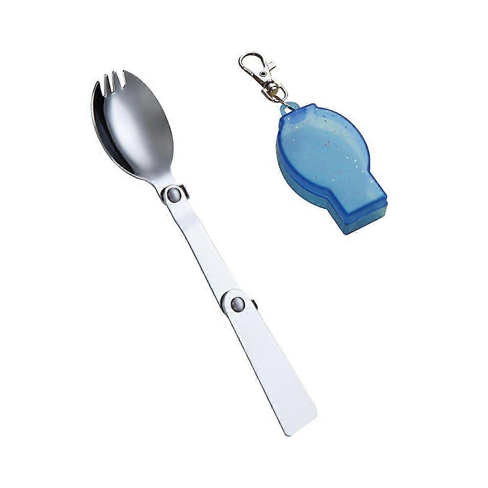 Foldable Reusable Stainless Steel for Spork Camping Travel