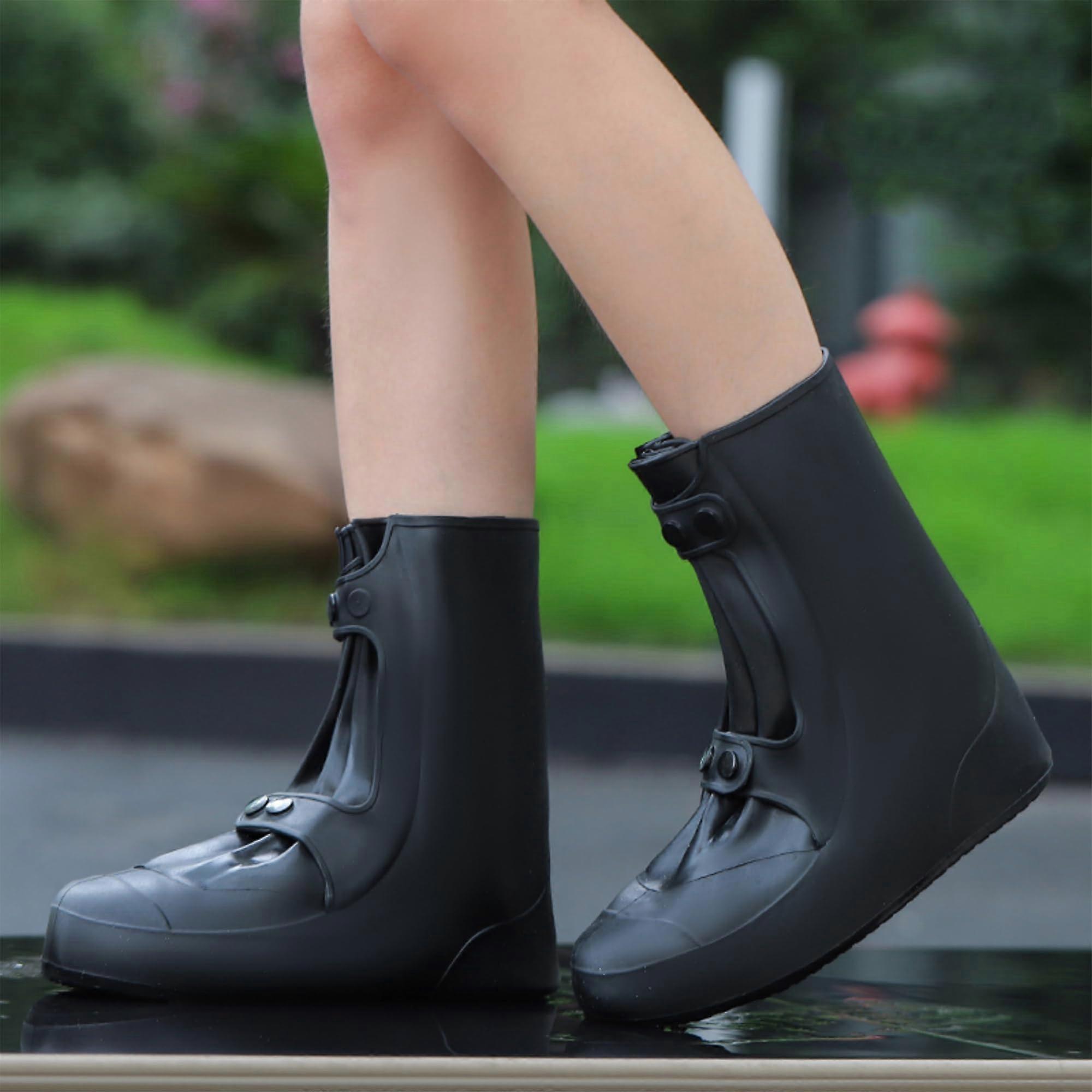Not-Slip Reusable Shoe Covers for Rain and Snow