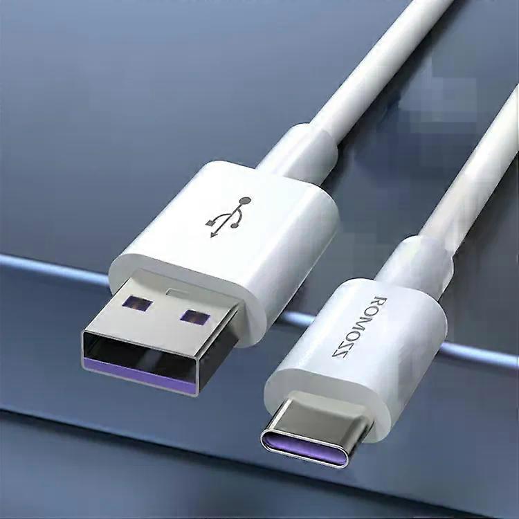 USB-C Data Cable-6A 100W Fast Charging,1m Length-ROMOSS
