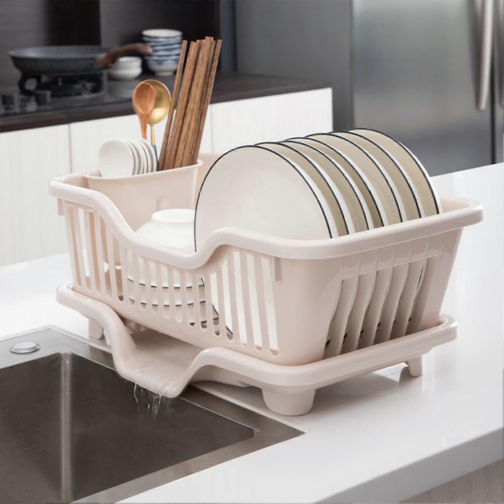 Space-Saving Dish Drying Rack for Kitchen Counter Large Size