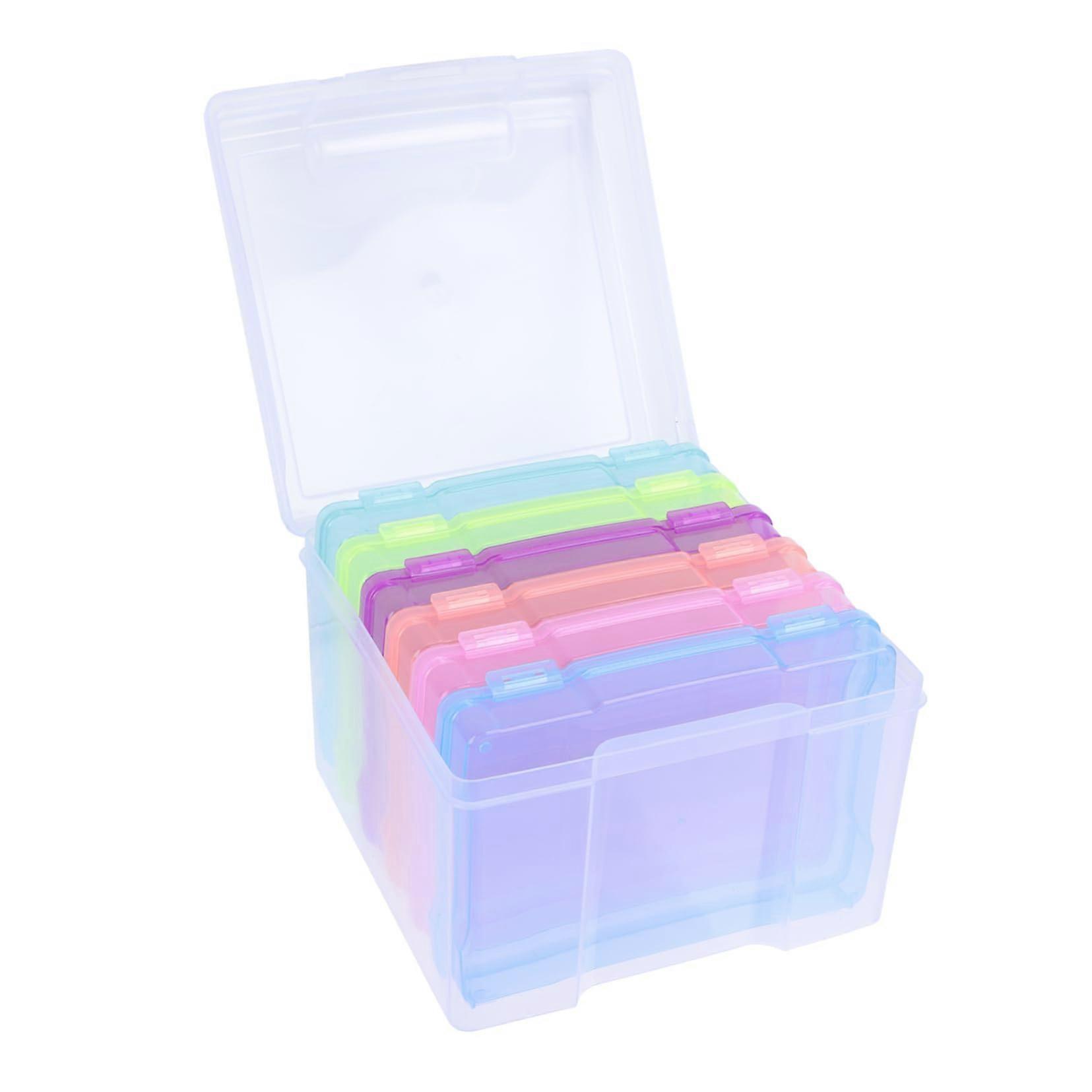 Photo Storage Box Compact Practical Photo Organizer Photo Box Storage Organizer