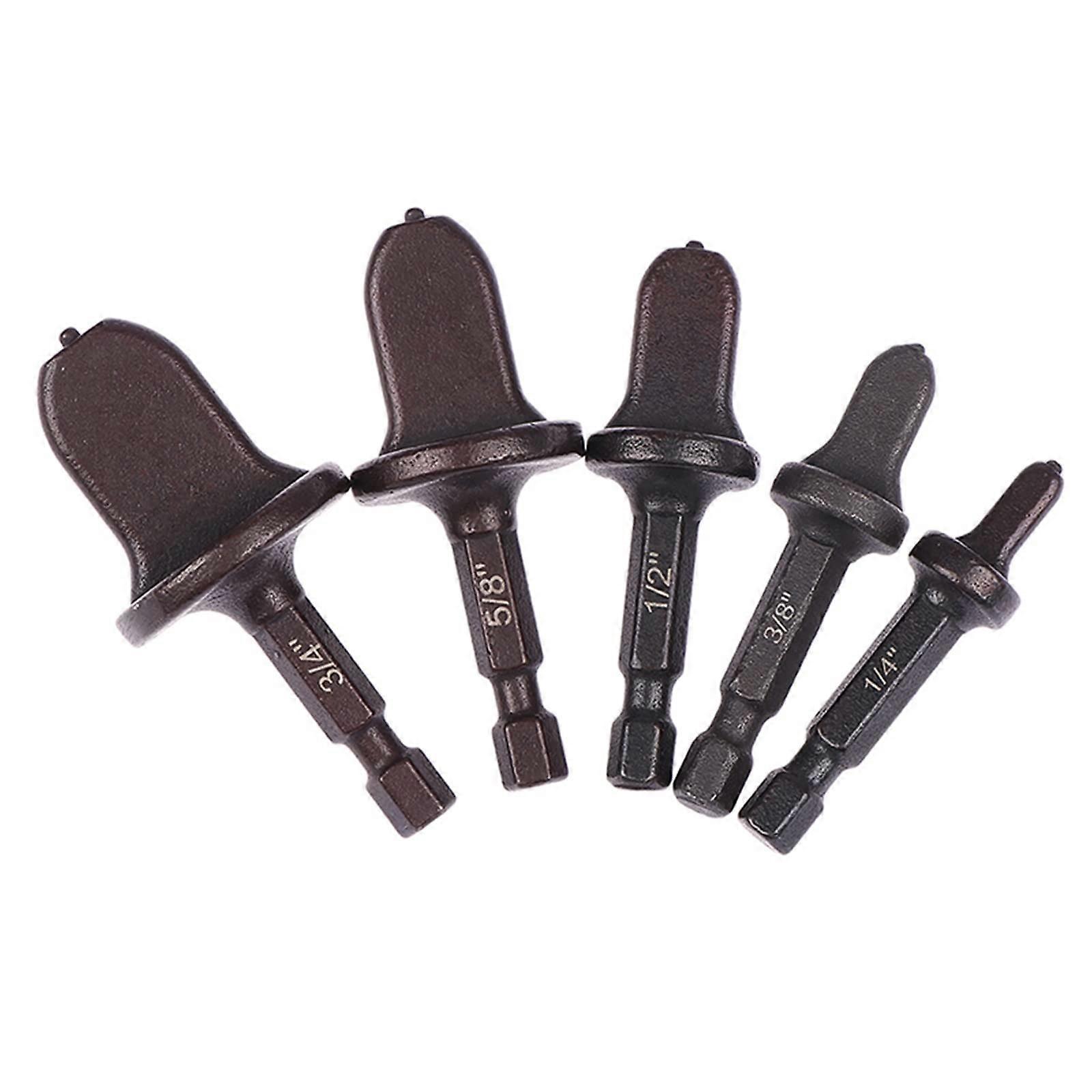 5pcs Hexagonal Tube Expander for Air Conditioning Pipe Swaging Tool Set, Flaring Tools 1/2 1/4 3/4 3 5/8 Accessories for Hand Tools