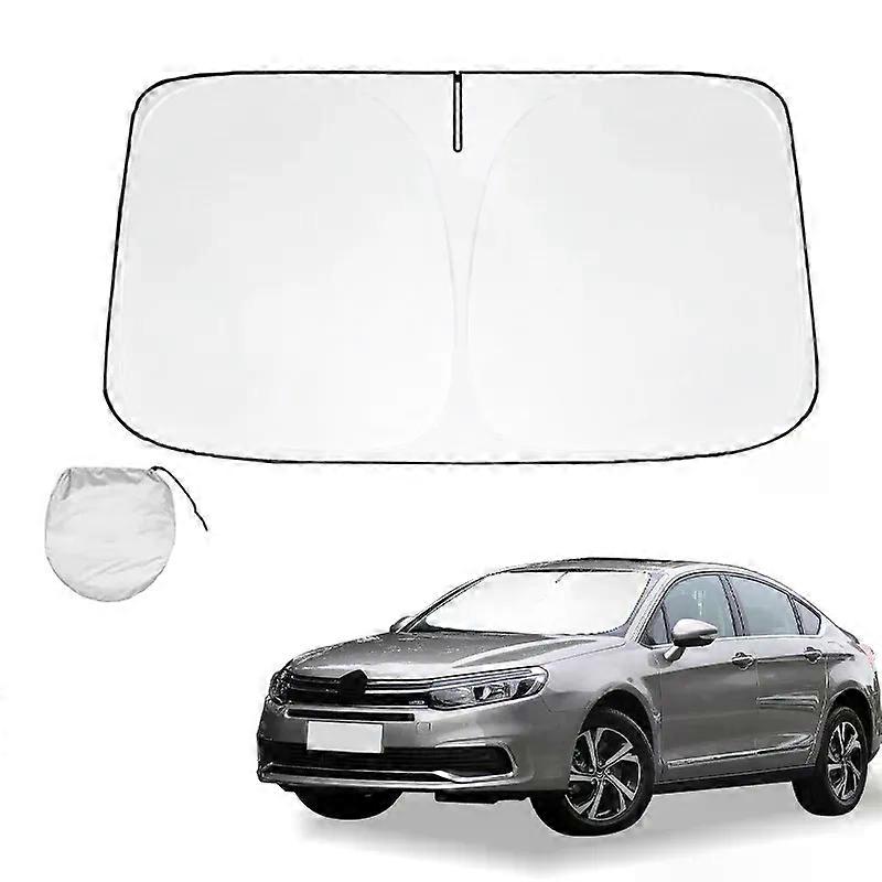 Car Windshield Sun Shade For Citroen C5 Sunshade Summer Visor Protector Foldable Blocks UV Rays Protection Accessorie