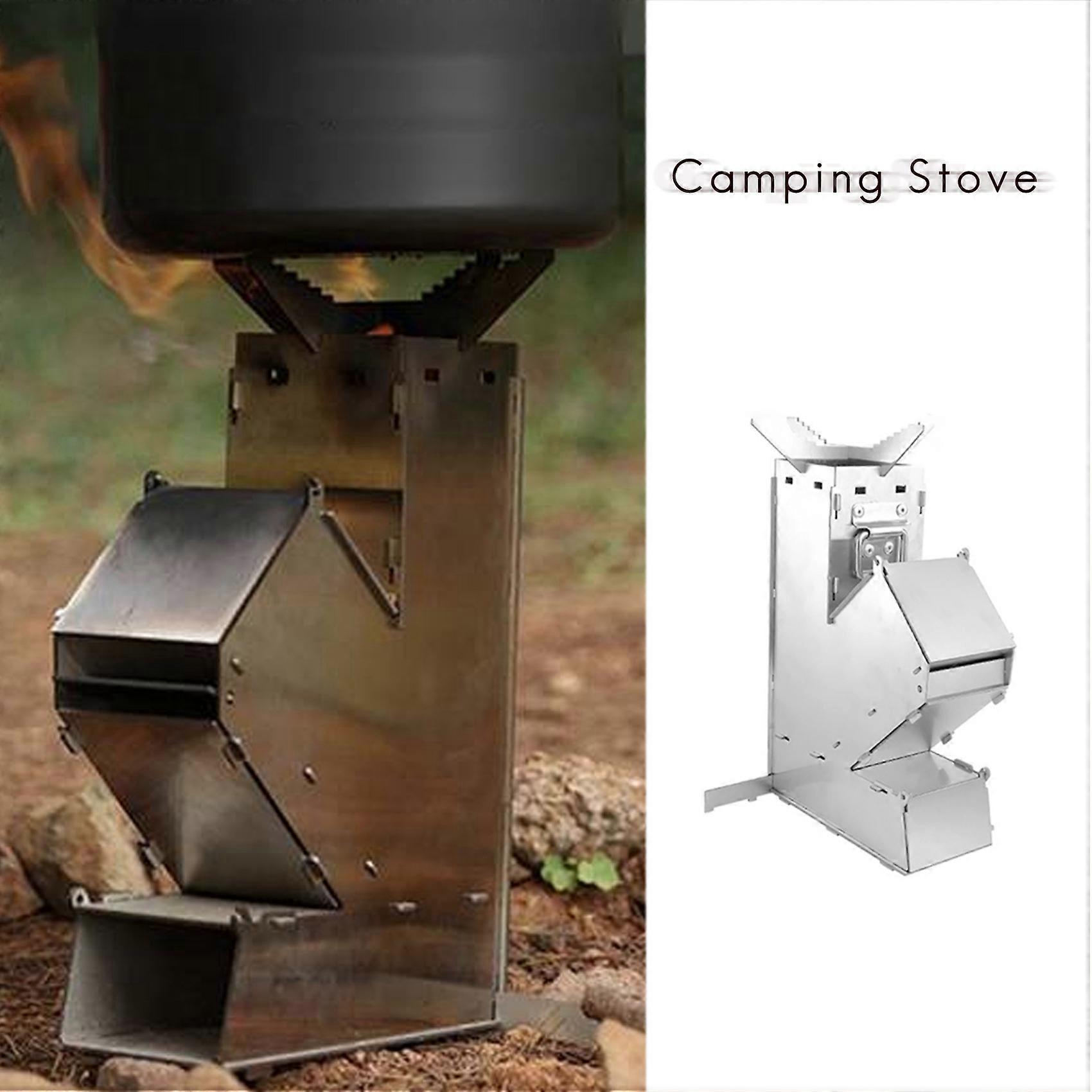 Lightweight Foldable Wood Burning Stove for Outdoor