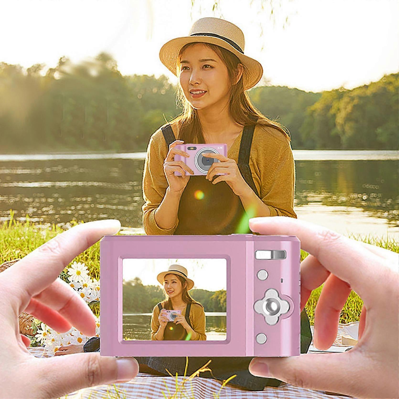 Digital Camera FHD 1080P Point and Shoot, 44 Million Pixels for Students, Compact and Easy-to-Use Design