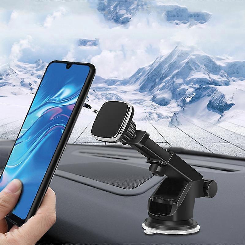 Telescopic Suction Cup Magnetic Suction Car Navigation Desktop Phone Bracket