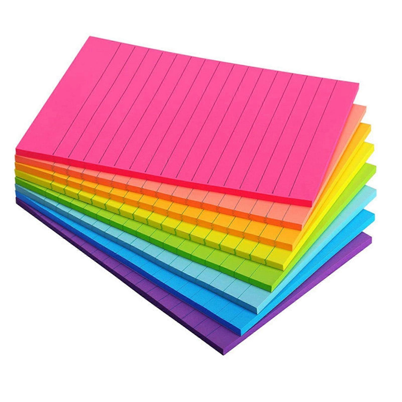Lined Sticky Notes 100 X 150mm 45 Pads with Strong Adhesive