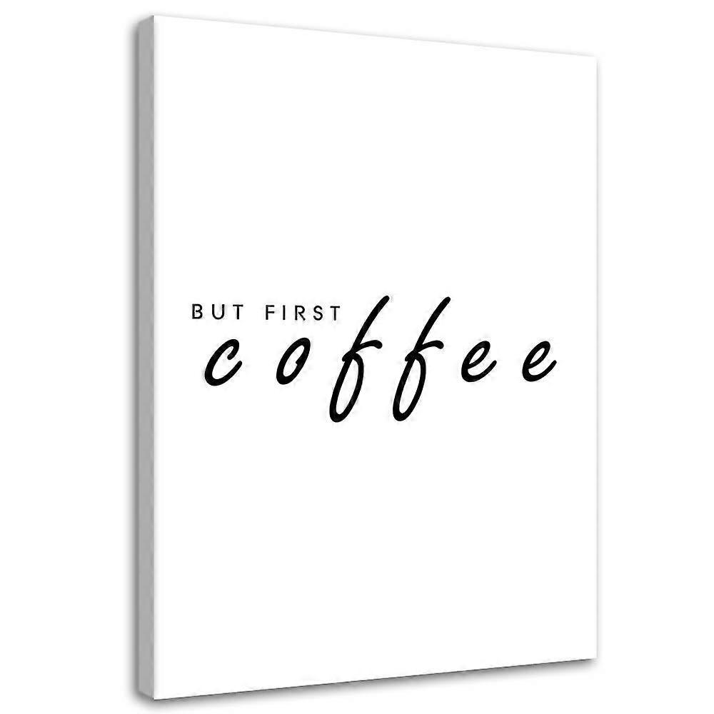 Lienzo Café primero - 40x60