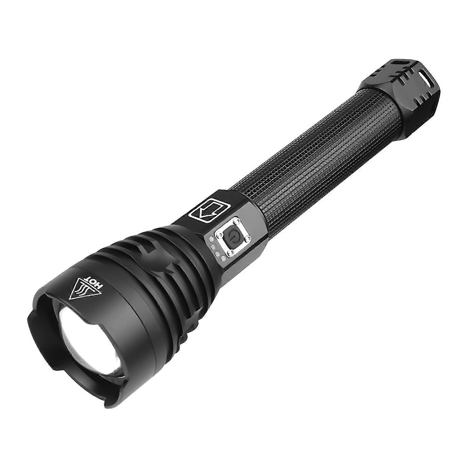 XHP90 Strong Flashlight Charging Power Display With Strap P90 Strong Zoom Flashlight