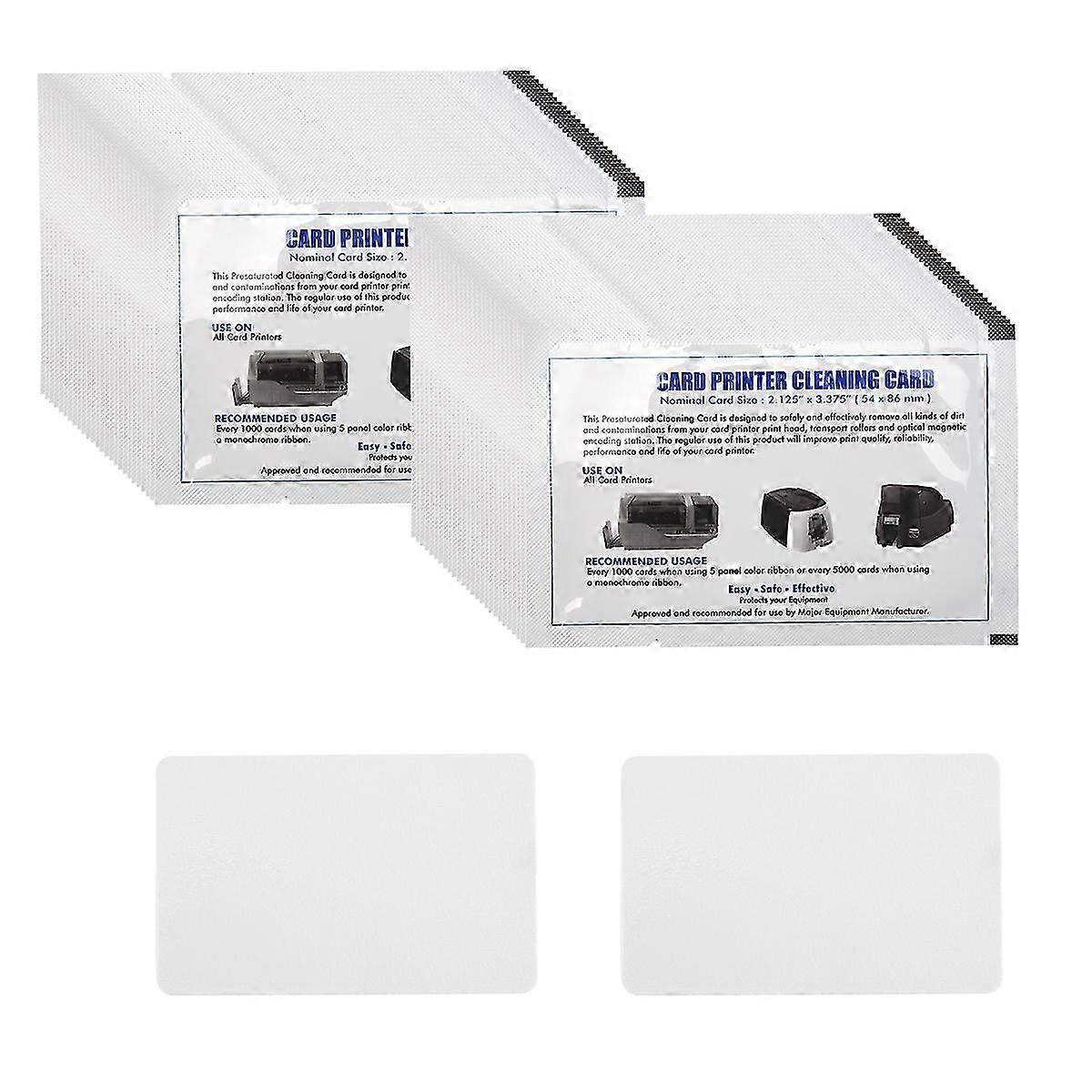 CR80 Card Reader Cleaning Cards, 50PCS Dual Side Card Reader Cleaner, POS Swipe Terminal Cleaning Ca