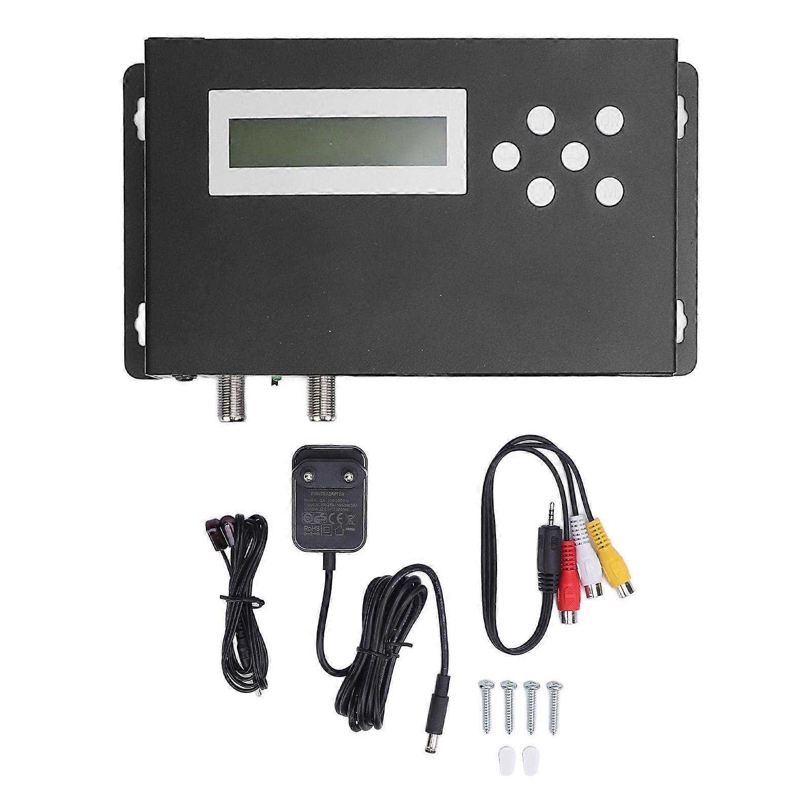 RF Coaxial Modulator Converter HD Multimedia Interface AV Digital Modulator with TVLink for Europe